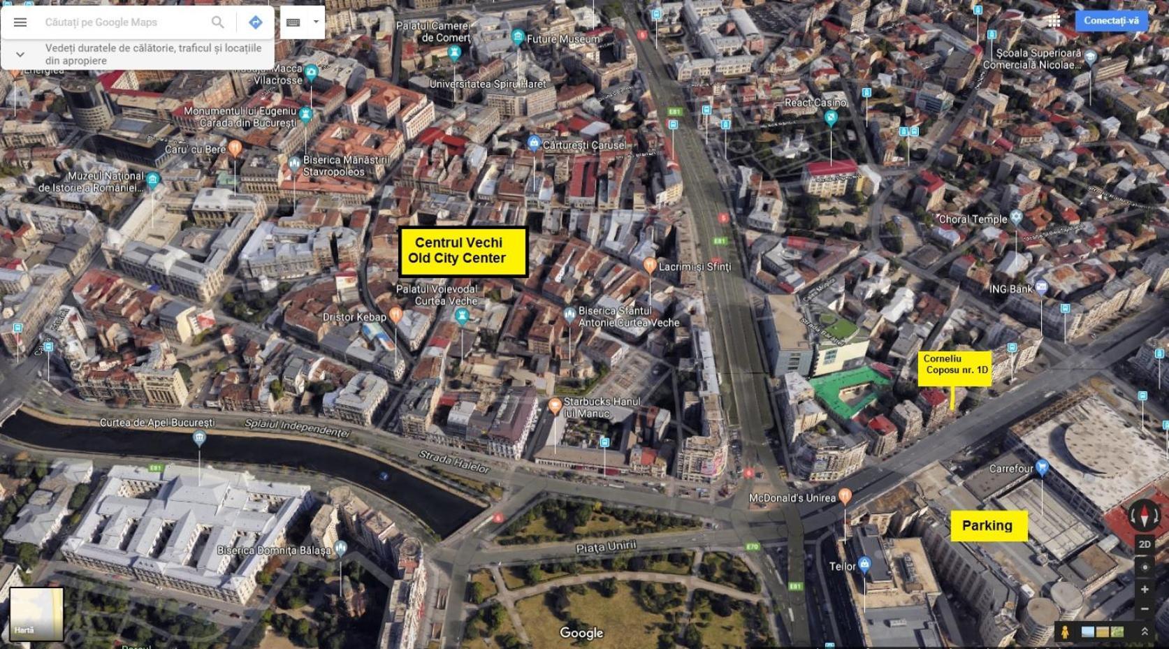 Domum Unirea, Across The Street Of Old City Center Bucarest Extérieur photo
